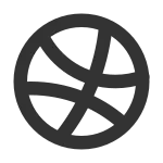 Dribbble SVG Icon